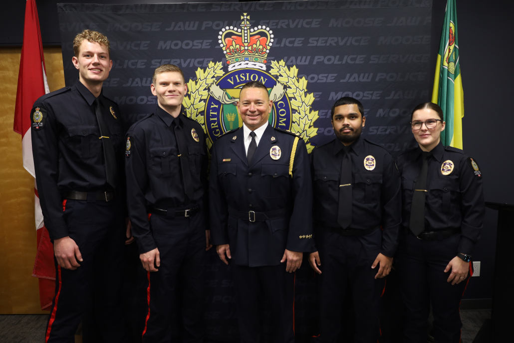 Moose Jaw Police Service Swears In Four New Members « Moose Jaw Police ...